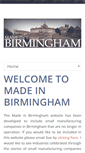 Mobile Screenshot of madeinbirmingham.net