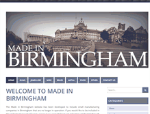 Tablet Screenshot of madeinbirmingham.net